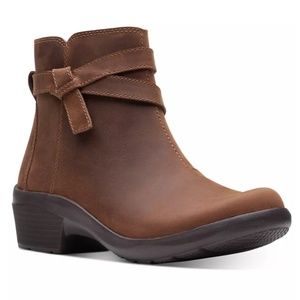 NWB Clarks Angie Spice Bootie